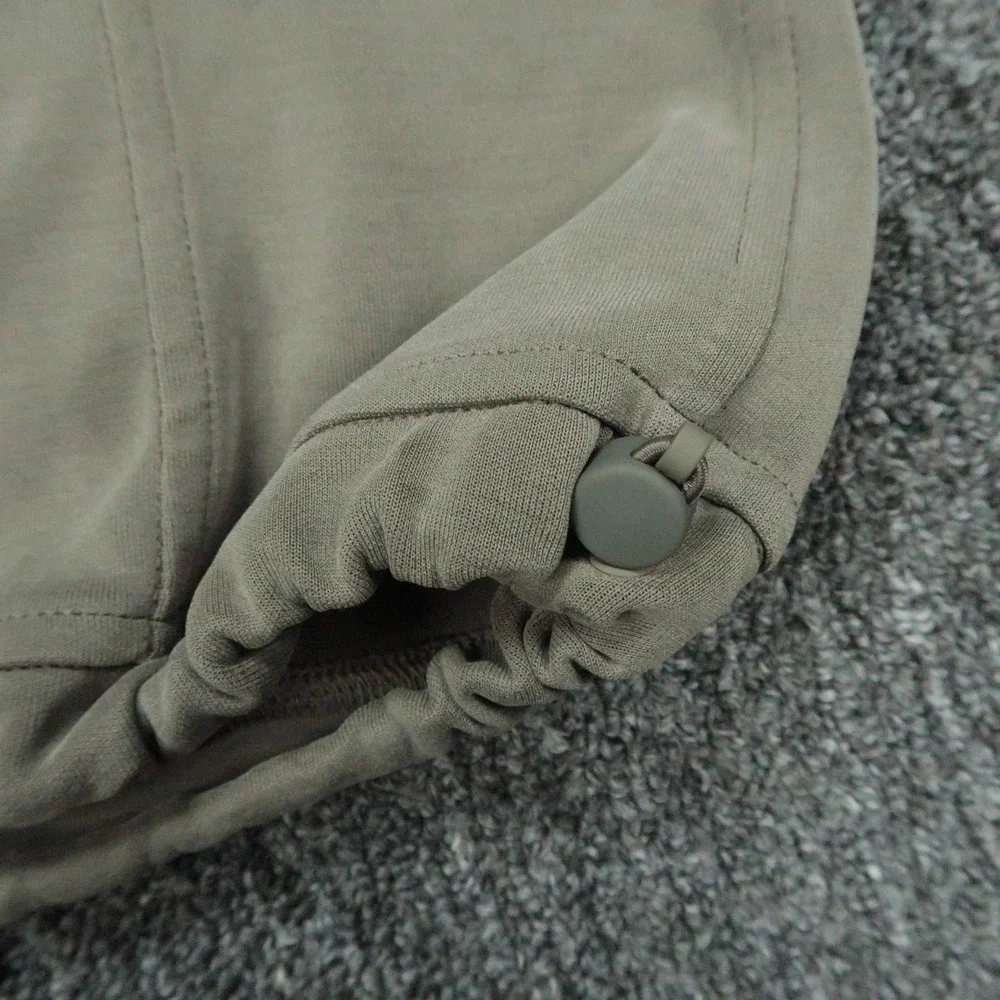 Lululemon‎ Pullover Womens Small Green Brushed Softstreme Half Zip Pockets